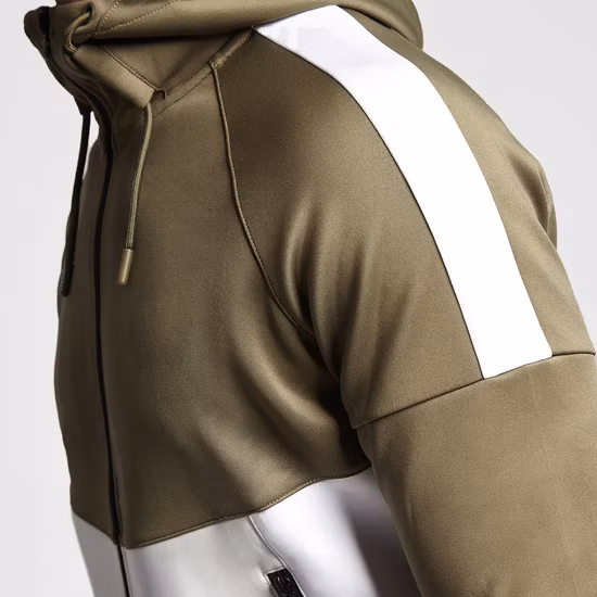 Giacche sportive con cerniera all'ingrosso Giacca sportiva da pista da uomo personalizzata